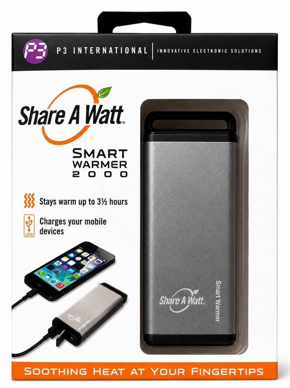 NIB 2-in-1 Rechargeable Hand Warmer & Portable Phone Charger